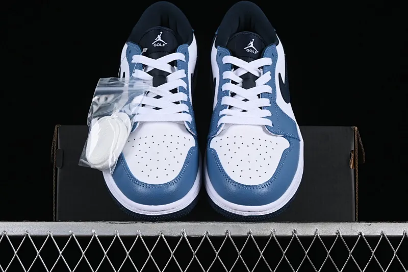 All categories Air Jordan Jordan series basketball shoes Air Jordan 1 Low Z version Air Jordan 1 Low Golf AJ1 Joe 1 new golf version navy blue DD9315-115